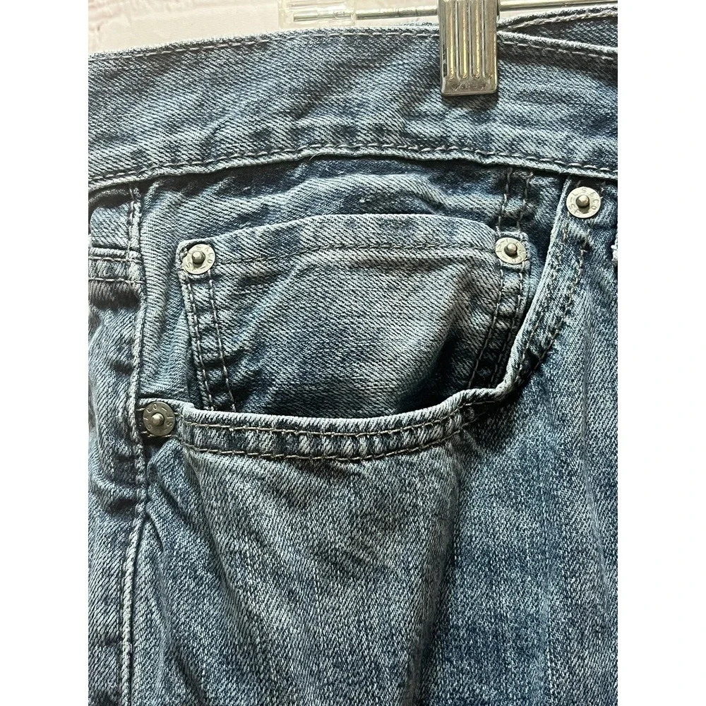 Levi's men blue jeans 514 men's‎ tagged 36x30 measure 38x30.25